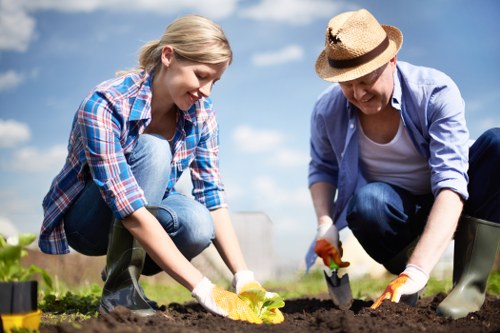Accessible landscaping website content in Wood Green on a screen